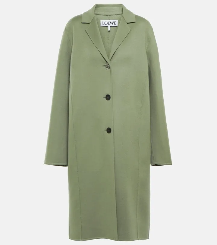 Wool and cashmere coat