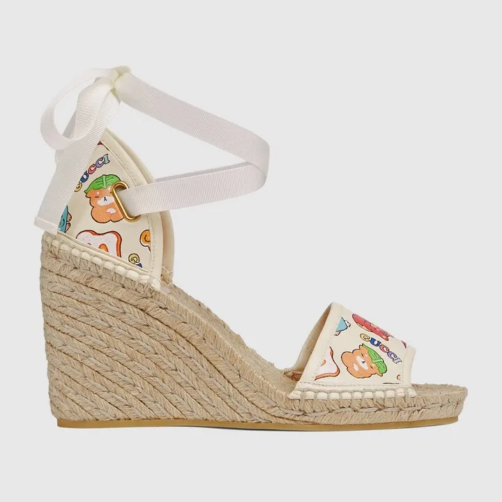 Women's Gucci animal print espadrille
