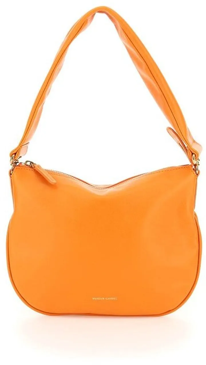 Mansur Gavriel Swing Logo Embossed Mini Shoulder Bag