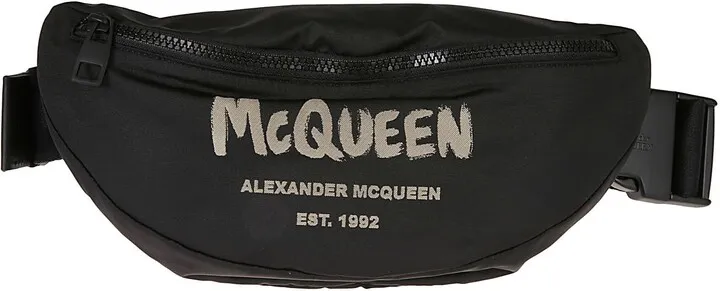 New Mcqueen Graffiti Wamos Calf Belt Bag
