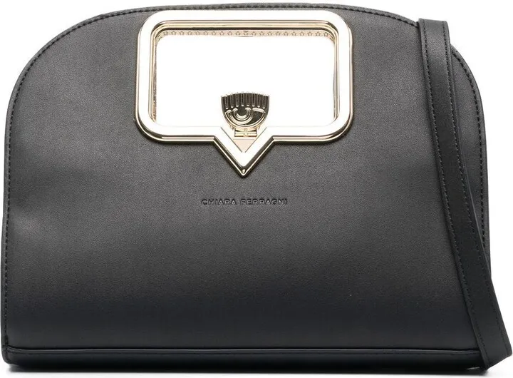 Cut-Out Handle Tote Bag