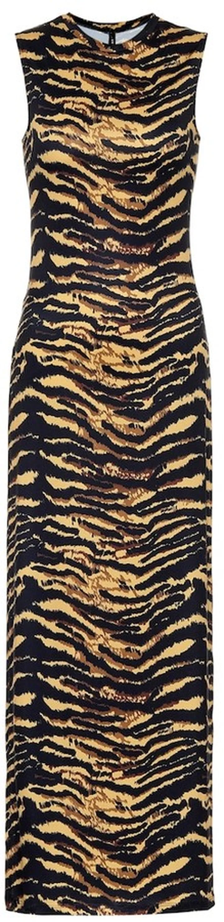 Animal-print maxi dress