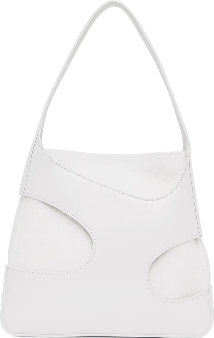 Ferragamo White Small Cutout Bag
