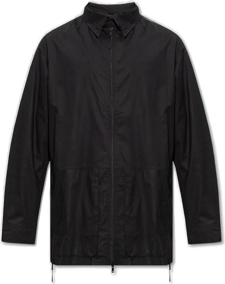 Y-3 Zip-Up Long-Sleeved Bomber Jacket