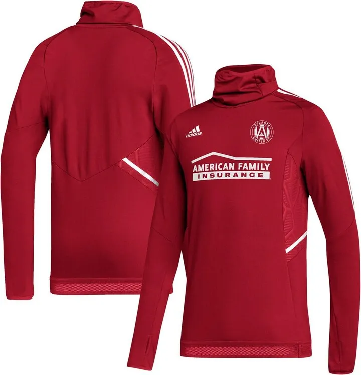 Men's adidas Red Atlanta United Fc Cold.rdy Warm Raglan Top