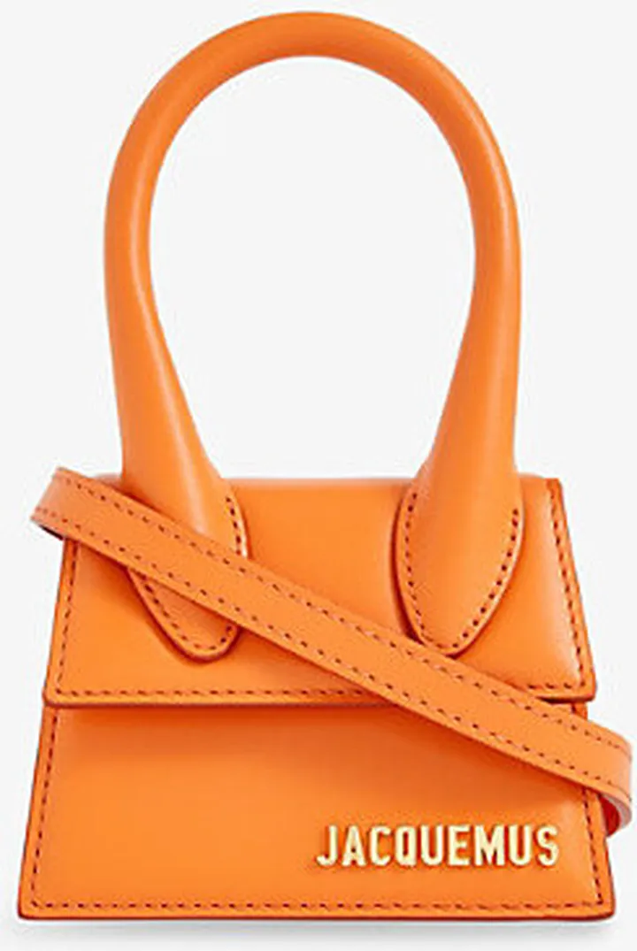 Orange Le Chiquito Mini Leather Cross-body bag