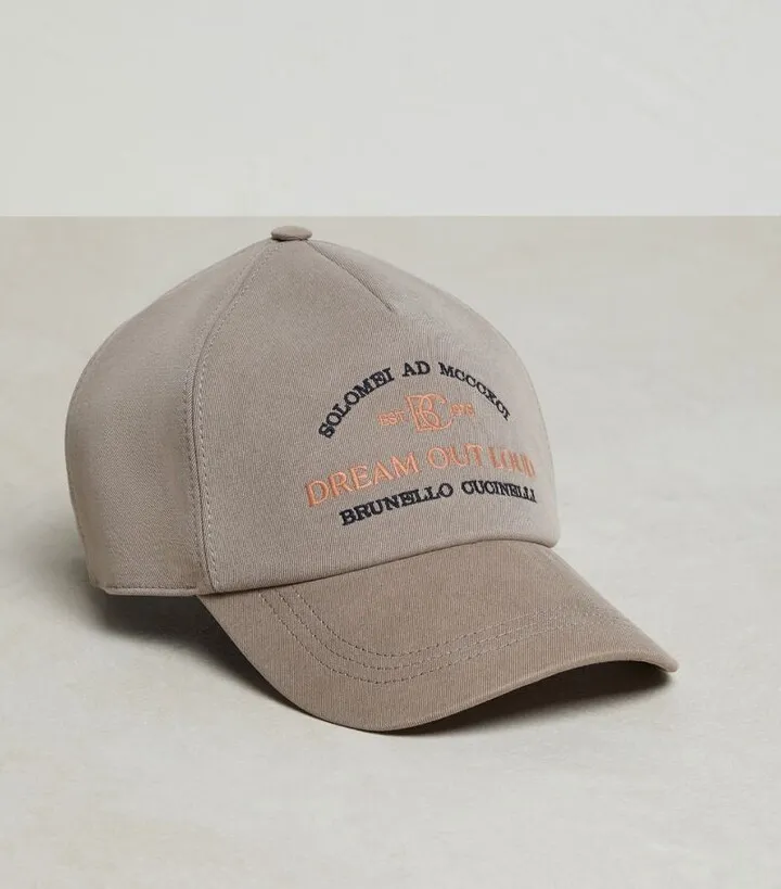 Brunello Cucinelli Embroidered Baseball Cap