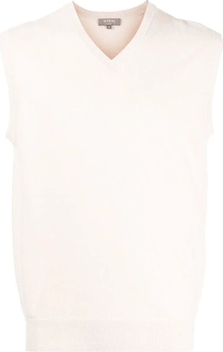 Sleeveless Organic-Cotton Sweater Vest