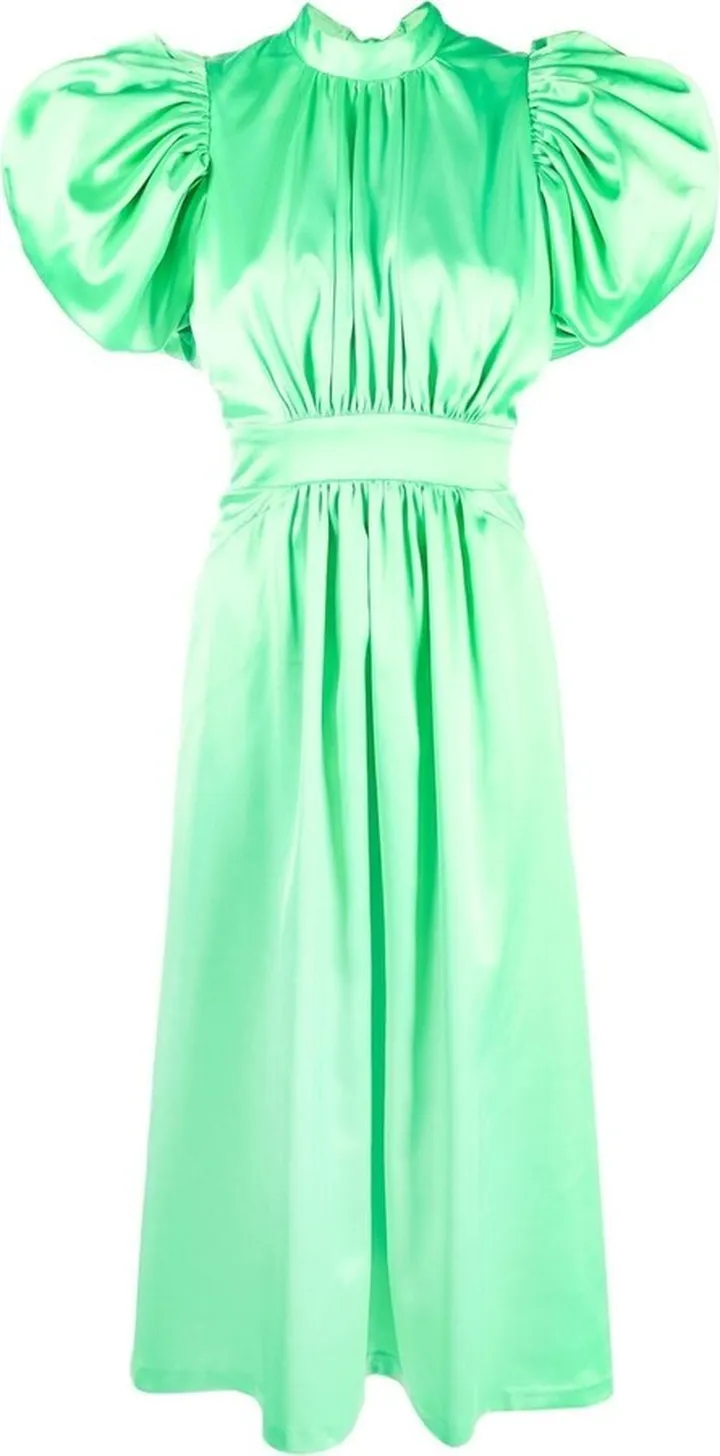 Noon puff-sleeved dress