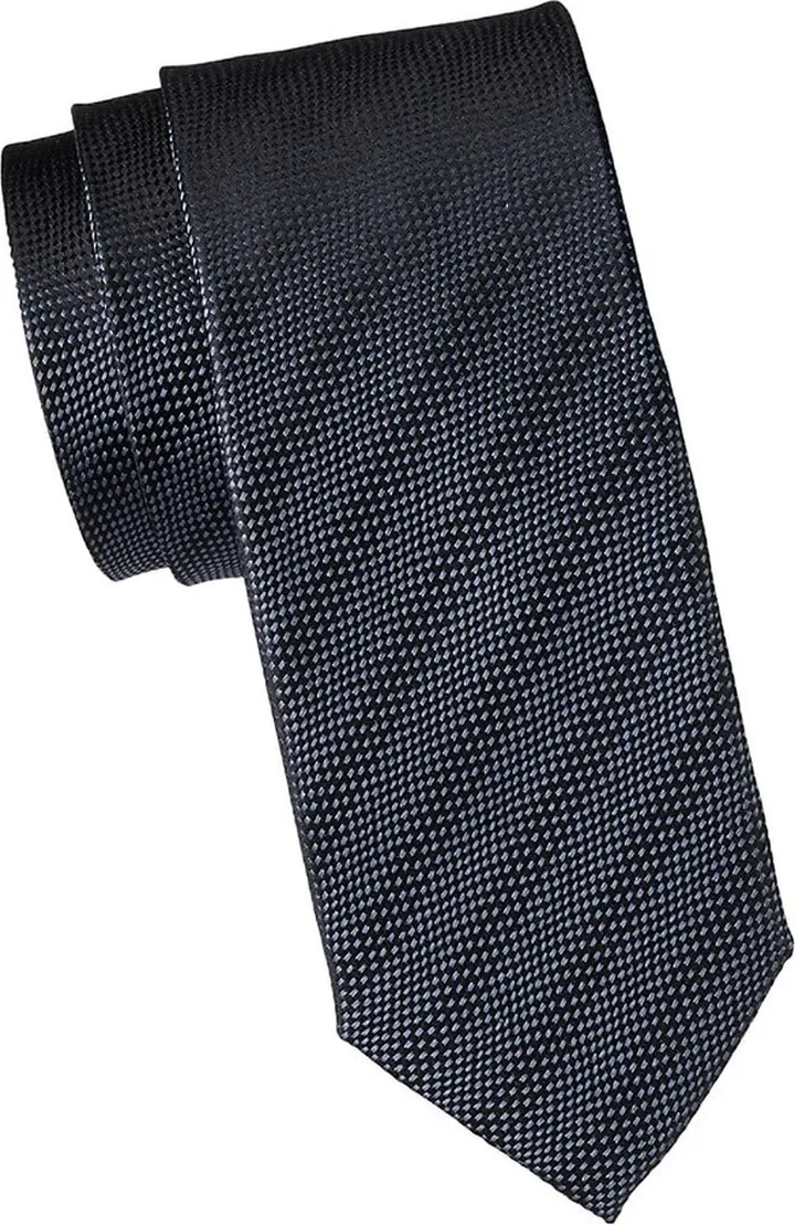 Striped Textured Silk Tie