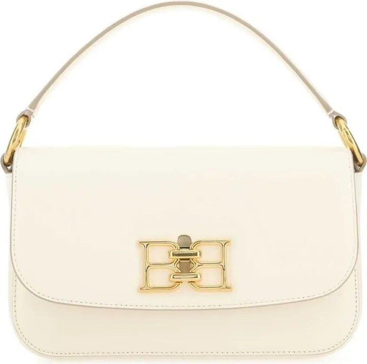 Bally Logo Plaque Foldover Shoulder Bag