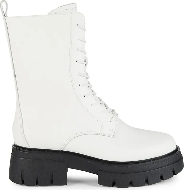 Liana Leather Combat Boots