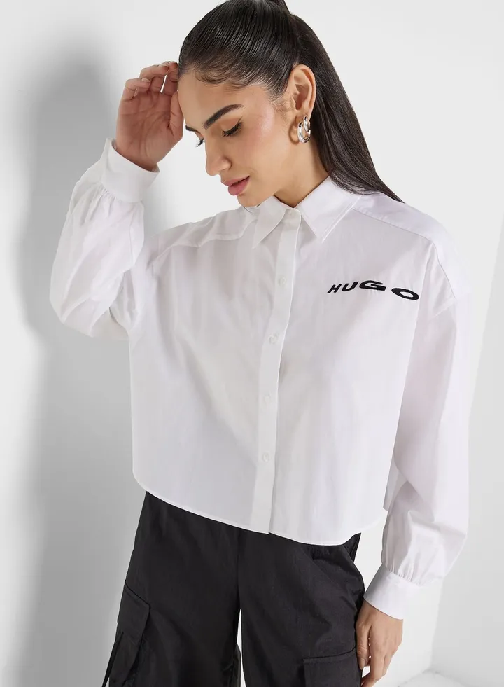 Button Down Cuffed Shirt