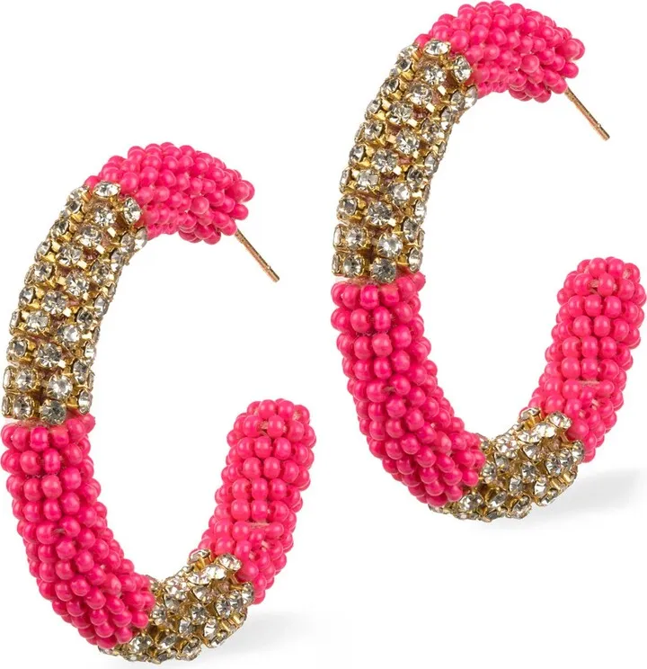 Lana Mixed Media Hoop Earrings