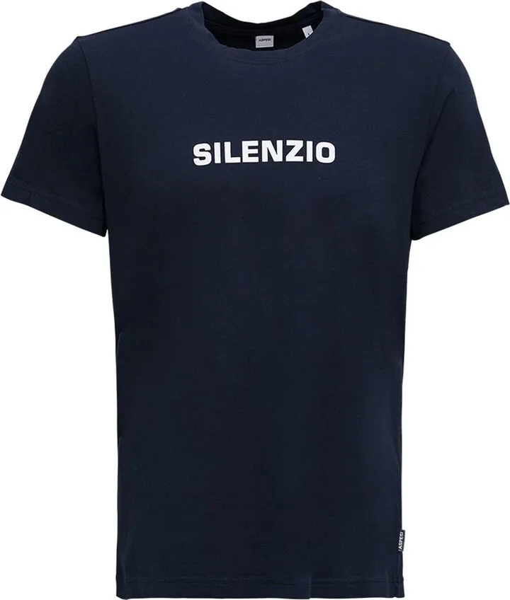 Aspesi Silenzio Logo Print T-Shirt