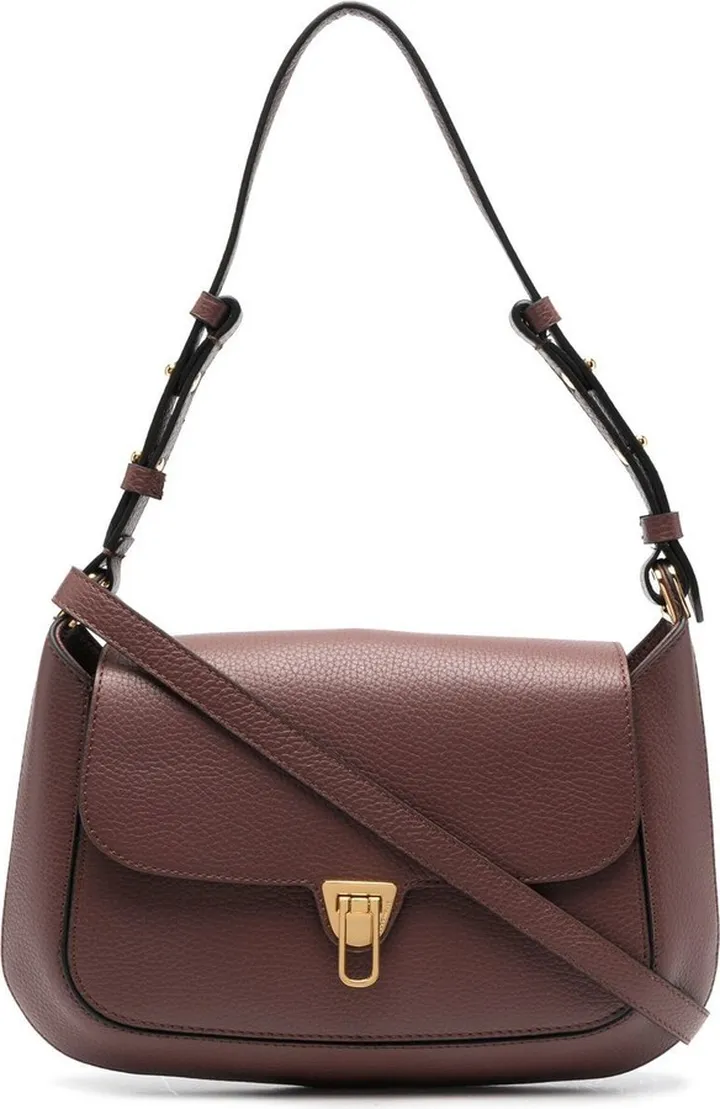 Grained Leather Shoulder-Bag