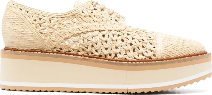 Borril woven derby shoes