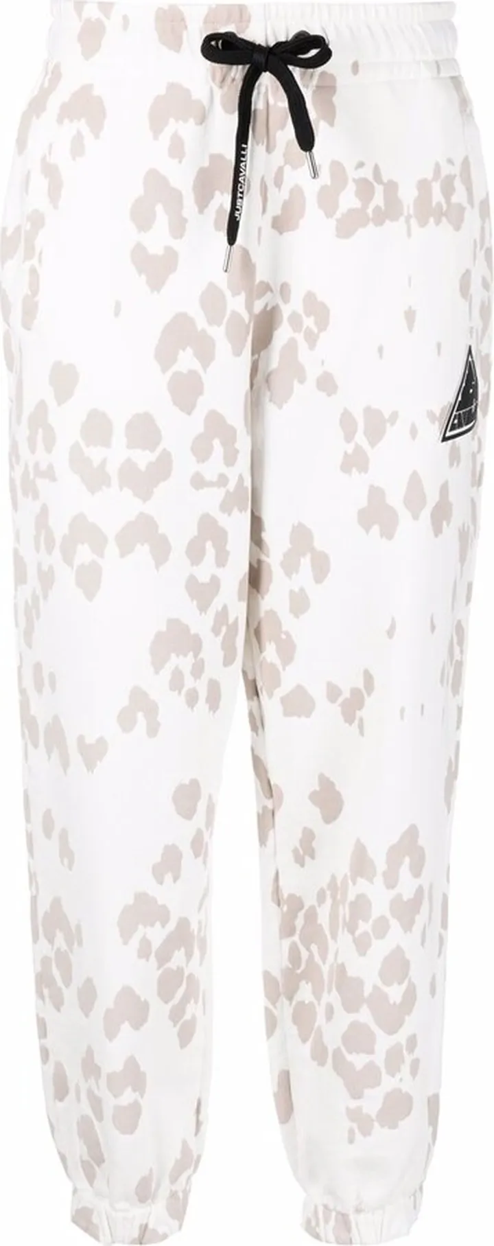 Abstract-Print Drawstring-Waist Track Pants