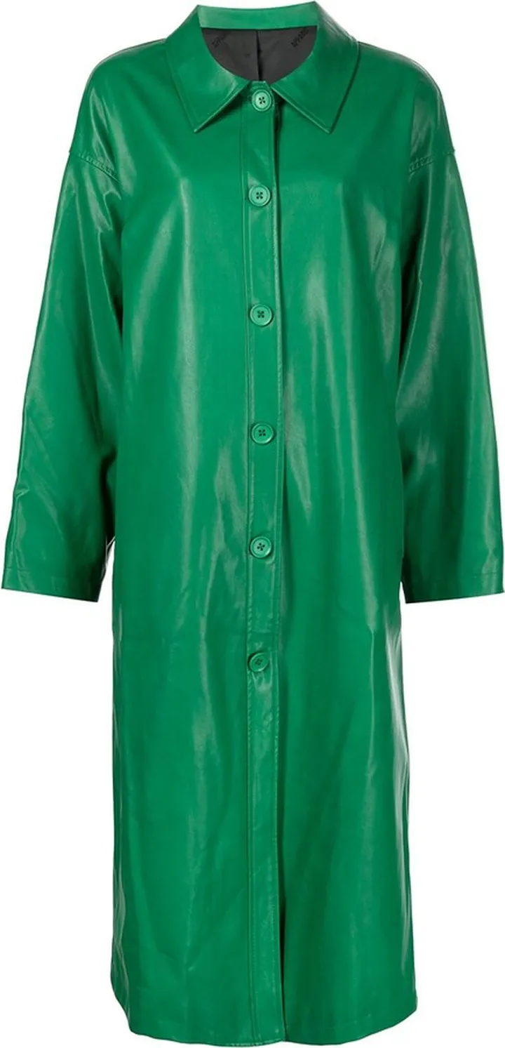 Belted-Waist Trench Coat