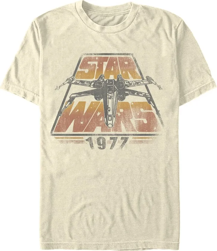 Men's Star Wars 1977 Time Warp T-Shirt - Cream - 3X Large