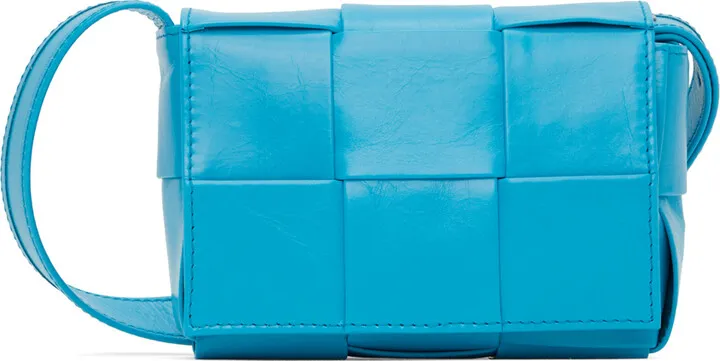 Bottega Veneta Blue Candy Cassette Bag