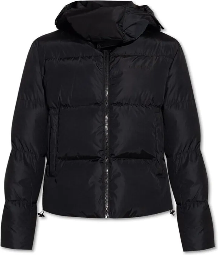 Off-White Logo Printed Long-Sleeved Padded Jacket