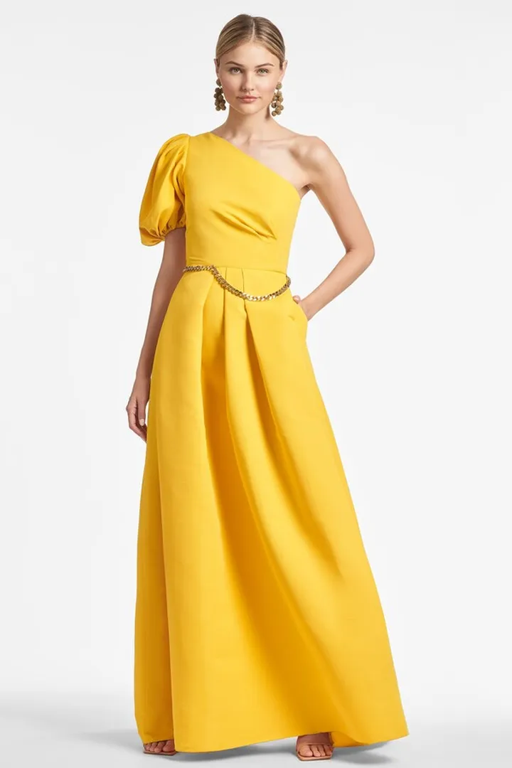 Soleil Gown - Yellow - Final Sale