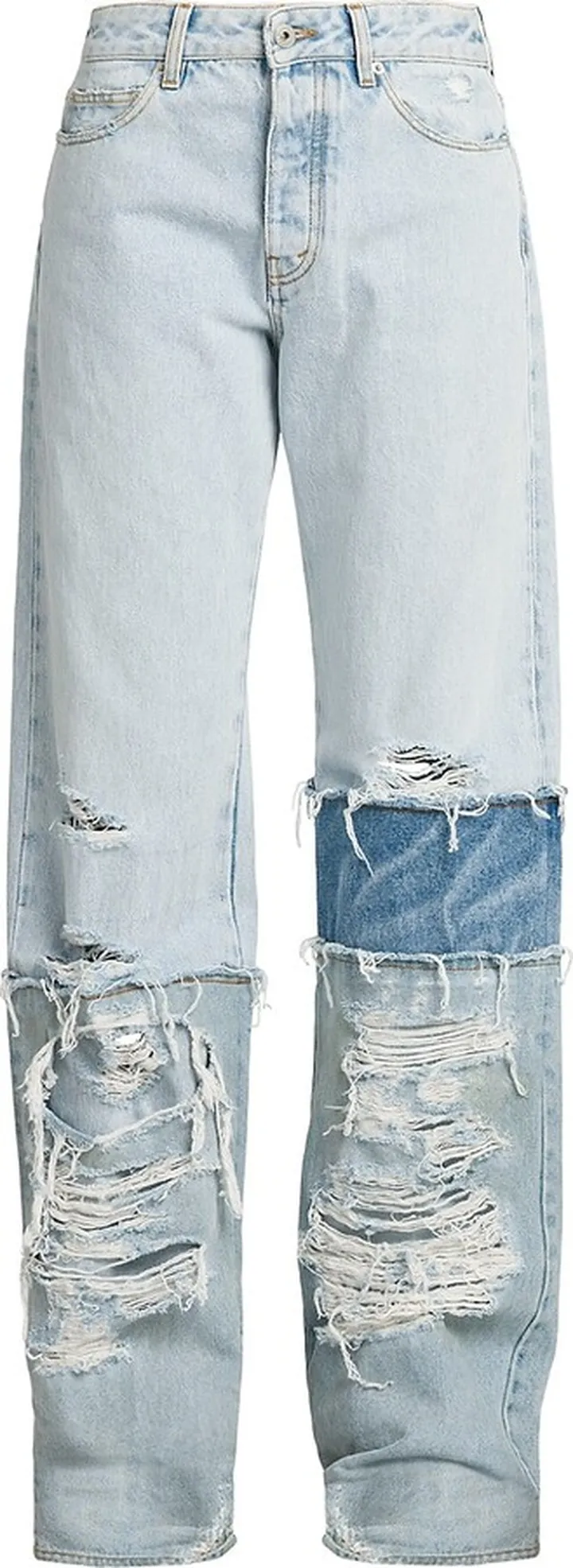 Layered Baggy Jeans