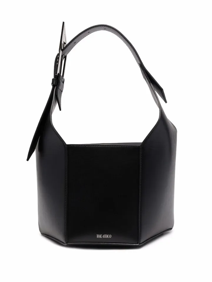 6PM geometric leather tote bag