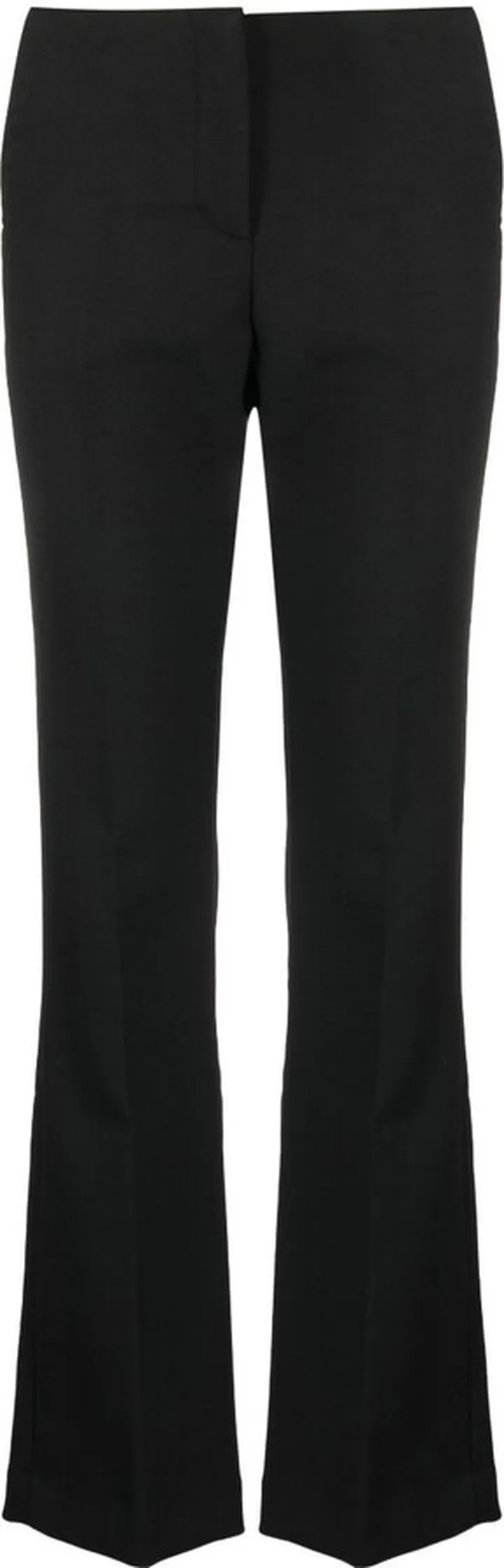 Black Femmi Straight-Leg Trousers
