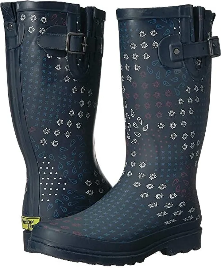 Western Chief Printed Tall Rain Boot (Pretty Pattern) Women's Rain Boots