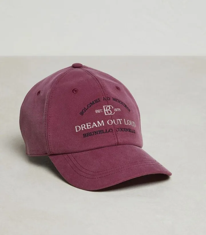 Brunello Cucinelli Embroidered Logo Cap