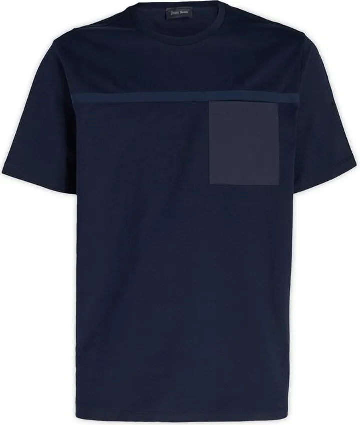 Herno Pocket Detailed Crewneck T-Shirt