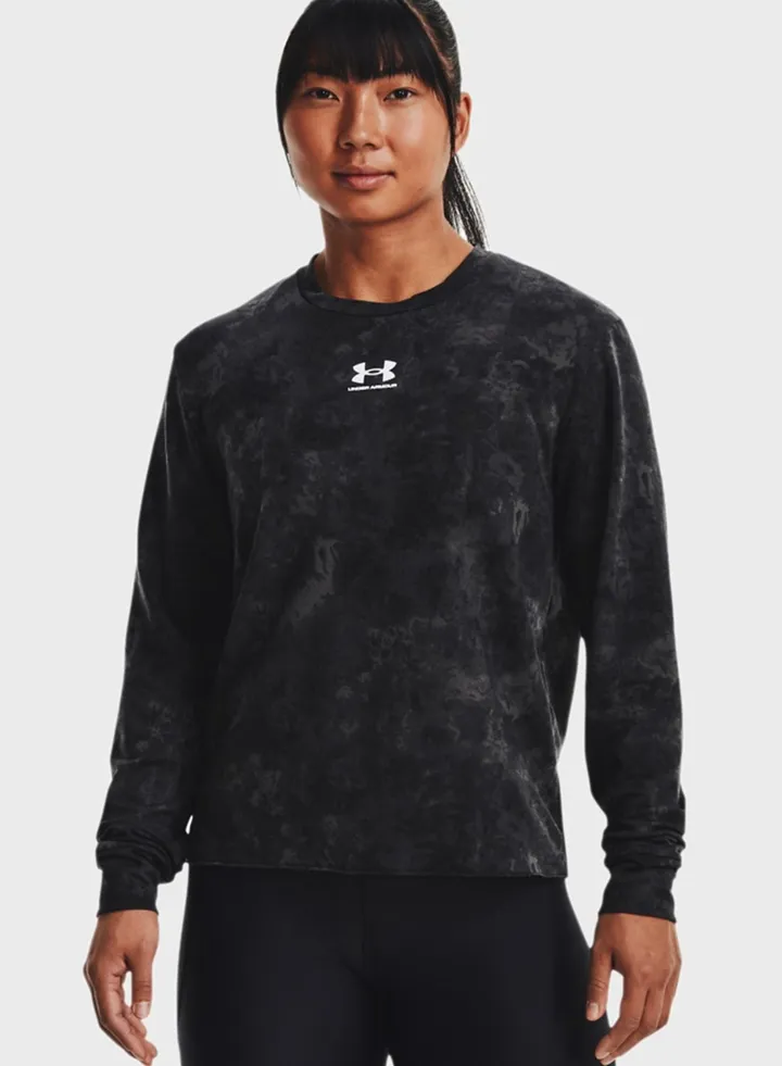 Rival Terry Print Sweatshirt