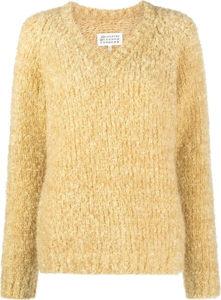 V-Neck Knitted Jumper