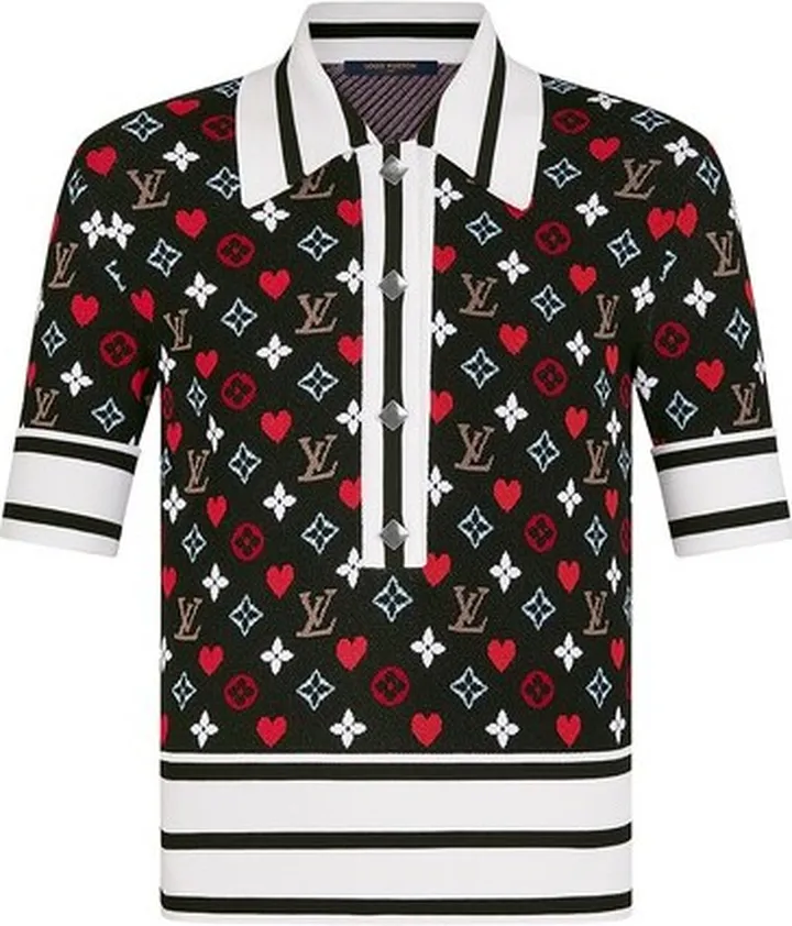 Game On Contrast Stripe Polo Top