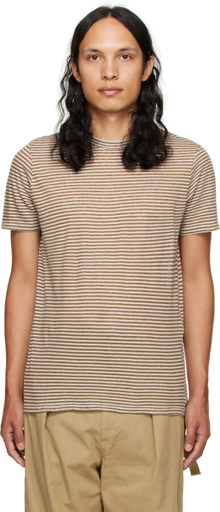 Isabel Marant Beige & Khaki Leon T-Shirt