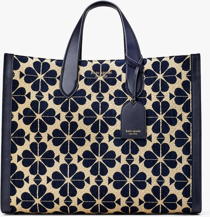 Kate Spade Manhattan Spade Flower Chenille Large Tote