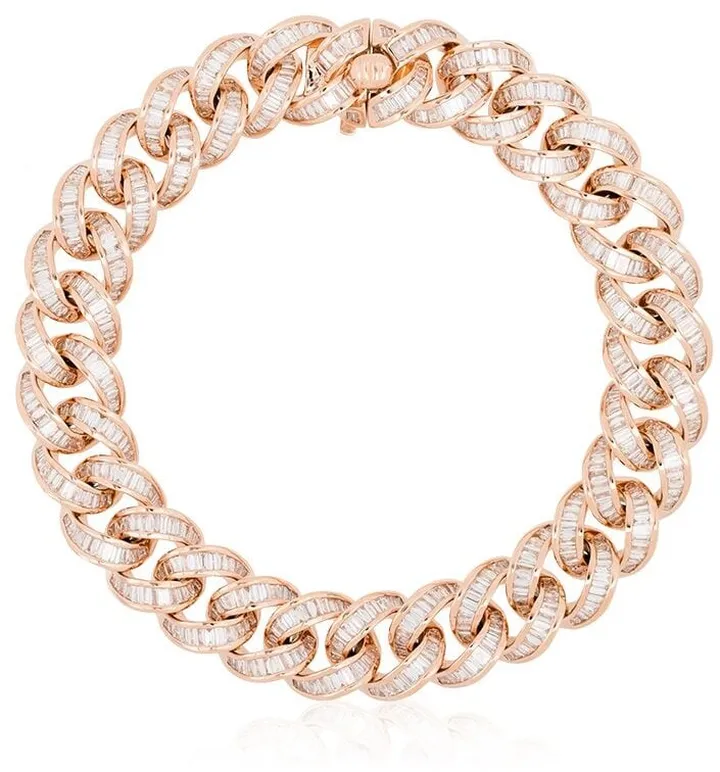 18kt Rose Gold Diamond Bracelet