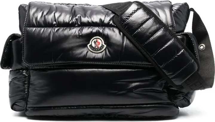 Logo-Patch Quilted Tote