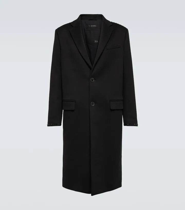 Wool and cashmere overcoat