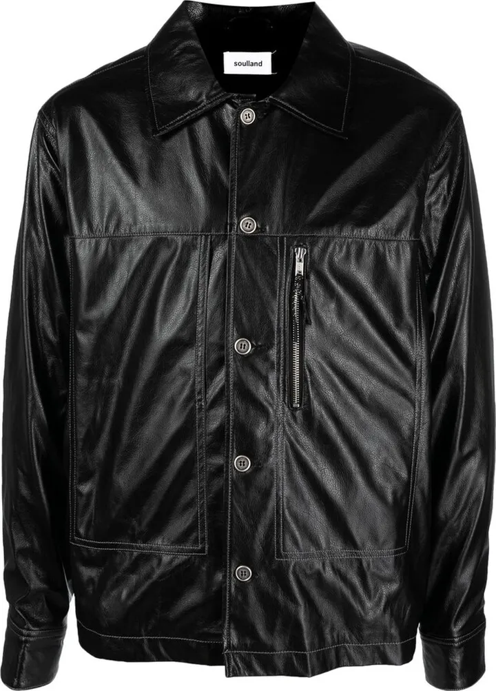 Ryder faux-leather jacket