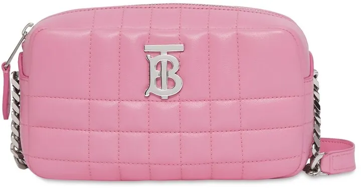 Mini Lola quilted leather camera bag