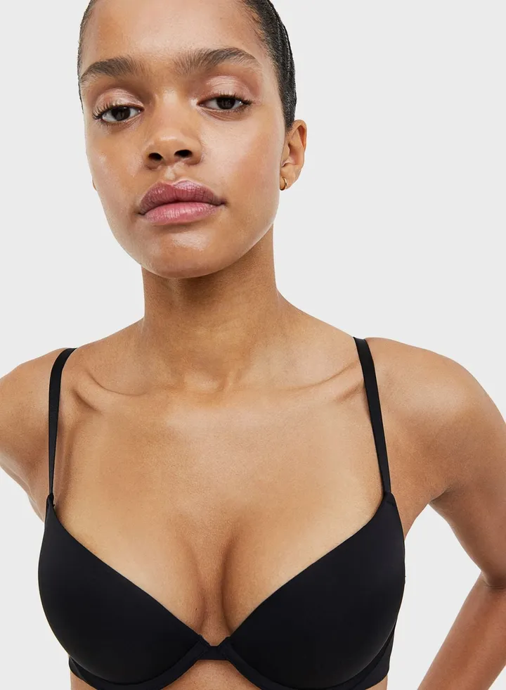 Plunge Neck Bra