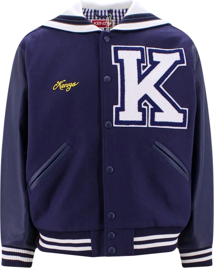 Sailor Varsity wool and leather jacket