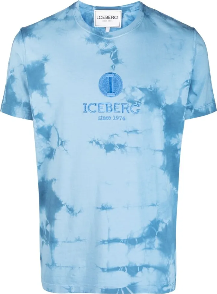tie-dye print cotton T-shirt
