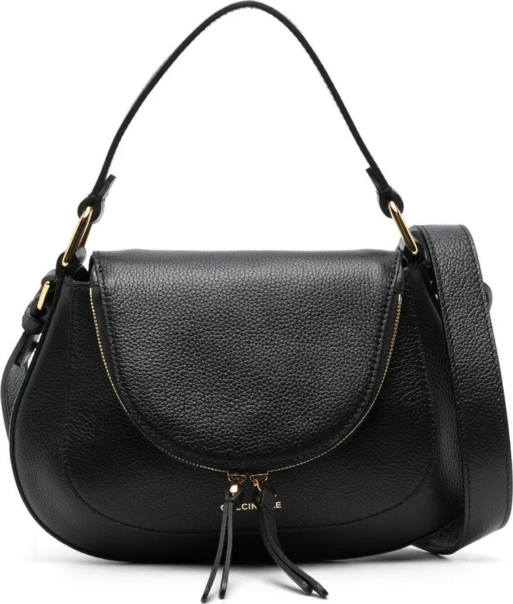 Grained Curve-Edge Tote Bag