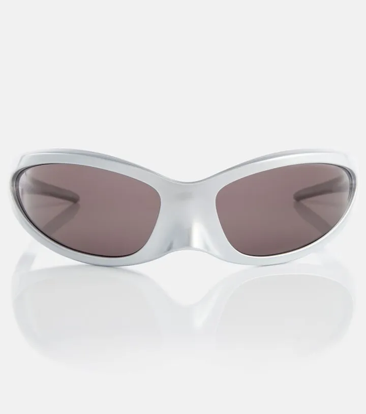 Skin oval sunglasses