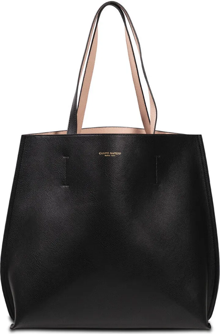Campo Marzio - Campo Marzio Iconic Double Tote Bag - Black