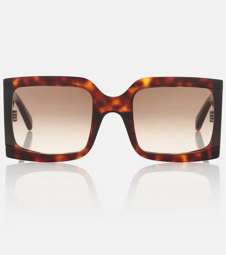 Square acetate sunglasses